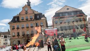 Das Stauferfestival katapultiert Schwäbisch Gmünd zurück ins Mittelalter. Foto: 7aktuell.de/Friedrichs