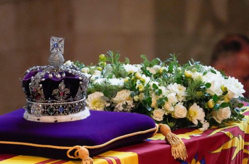 Am Montag wird die Queen beigesetzt. Foto: AFP/GREGORIO BORGIA