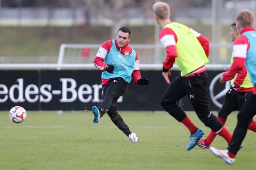 Beim VfB Stuttgart wird die Vorbereitung auf die Rückrunde immer intensiver. Foto: Pressefoto Baumann