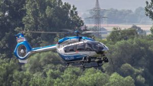 Polizei sucht mit Hubschrauber nach Vermisstem