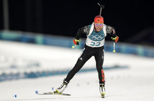 Laura Dahlmeier hat die erste Goldmedaille für das deutsche Team geholt. Foto: AP