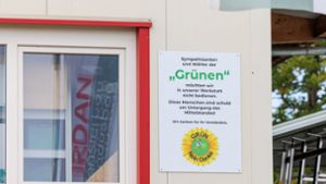 Beim  Fenster- und Innenausbaubetrieb Jourdan in Althengstett  sind Grünen-Wähler unerwünscht. Foto:  /Stefanie Schlecht