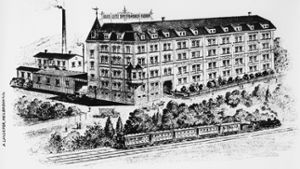 Das Leitz-Firmengelände anno 1914 Foto: Wirtschaftsarchiv Baden-Württemberg