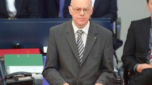 Bundestagspräsident Norbert Lammert sagte im Plenum: Das, was mitten im Ersten Weltkrieg im Osmanischen Reich stattgefunden hat, unter den Augen der Weltöffentlichkeit, war ein Völkermord. Foto: dpa