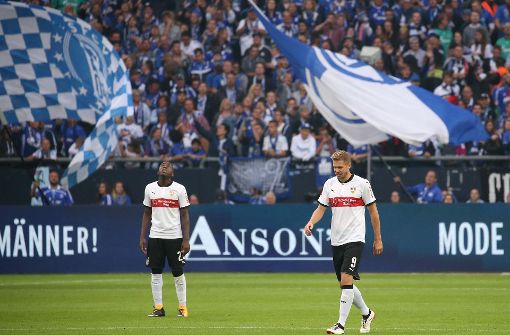 Der VfB hat auf Schalke gut mitgehalten – wenn die Gegentore nicht wären. Foto: Pressefoto Baumann