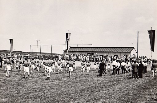 1951 wurde der Sportplatz des TSV mit einem großen Fest eingeweiht. Foto: TSV