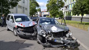 Am Mittwochvormittag kam es zu einem Unfall in Stuttgart-Nord. Foto: Andreas Rosar Fotoagentur-Stuttg