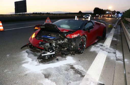 A81 bei Mundelsheim: Hoher Sachschaden nach schwerem Unfall mit Lamborghini - Vimarsana News