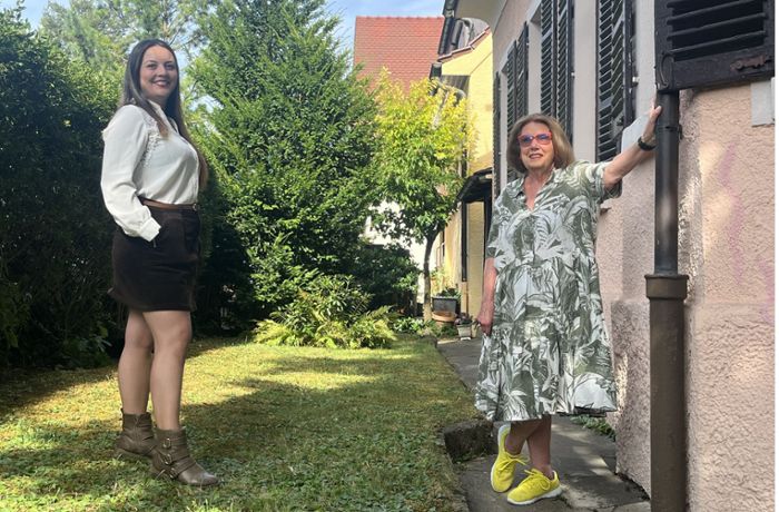 „Wohnen mit Hilfe“ in Stuttgart: Stephanny (27) und Heidi (77) wohnen in einer ganz besonderen WG