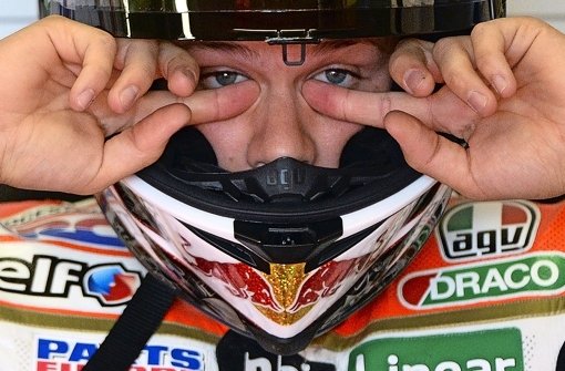 Stefan Bradl soll in der Moto-GP mehrfach einen Platz bei der Siegerehrung ergattern. Foto: dpa