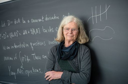 Die Professorin Karen Keskulla Uhlenbeck bekommt den Abelpreis verliehen. Foto: Institute for Advanced Study