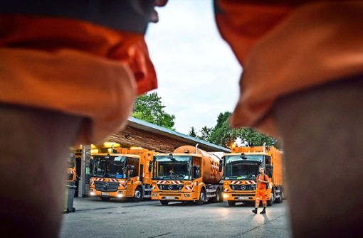Auf dem 2500-Quadratmeter-Gelände an der Liebknechtstraße sind 22 Fahrzeuge und 75 Mitarbeiter untergebracht. Foto: Lichtgut/Zweygarth