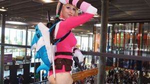Fans in fantasievollen Kostümen, so genannte Cosplayer, sind ein Kennzeichen von Comic Conventions. Foto: Andreas Rosar Fotoagentur-Stuttg