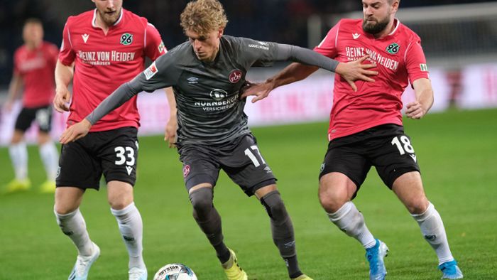 Hannover 96 verliert Absteigerduell gegen 1. FC Nürnberg klar