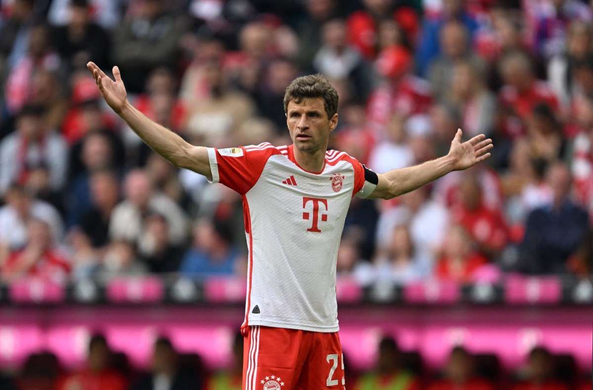 Thomas Müller zeigt ein gutes Spiel. Doch das reichte nicht für einen Sieg des FC Bayern München. Foto: AFP/CHRISTOF STACHE