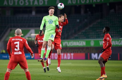 RB Leipzig verpasst am Samstag den vorübergehenden Sprung an die Spitze der Fußball-Bundesliga. Foto: AFP/FABIAN BIMMER
