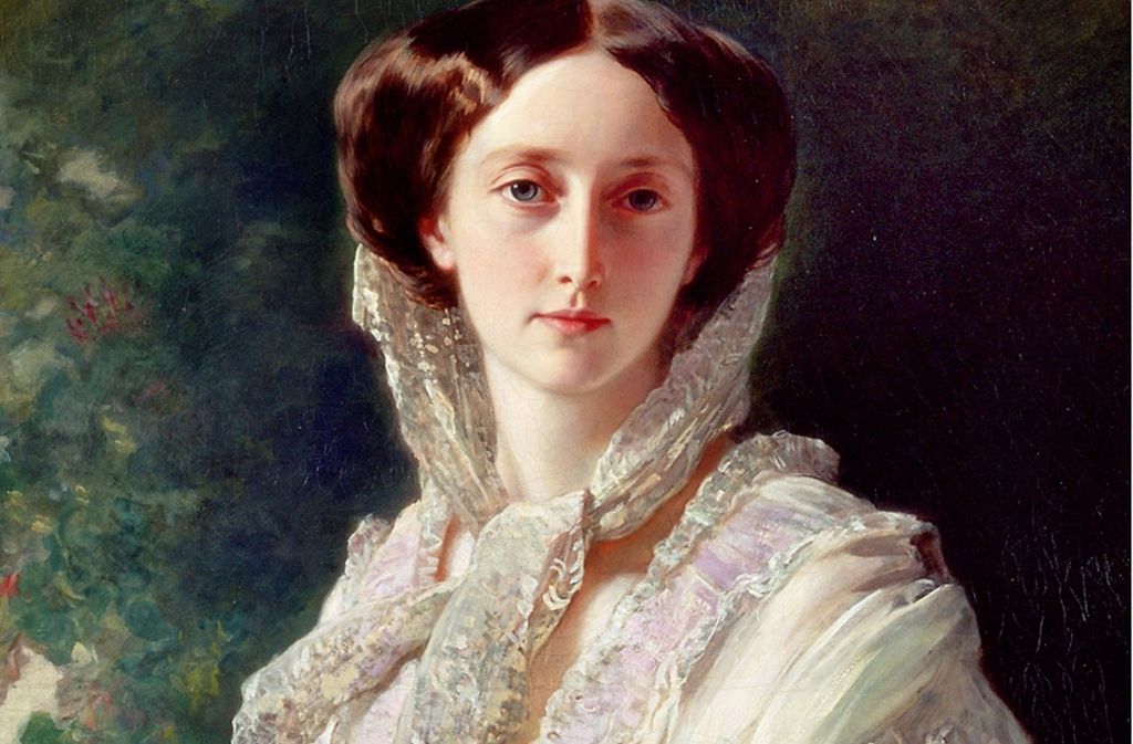 Dieses berühmte Gemälde von Franz Xaver Winterhalter zeigt Königin Olga als Kronprinzessin – in einem topmodischen Kleid.