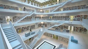 Kathedrale der Bildung: Die Stuttgarter Stadtbibliothek. Foto: dpa
