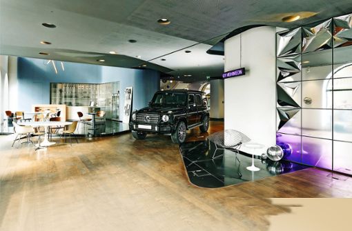 Das Unternehmen betreibt unter anderem für Mercedes      die Fläche am Münchner Odeonsplatz. Foto: Liganova