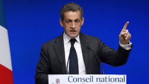 Nicolas Sarkozy tritt als Vorsitzender seiner konservativen Partei zurück. Foto: AFP