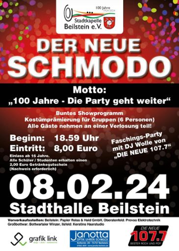 SchmoDo-Party in Beilstein Foto: Stadtkapelle Beilstein e. V.