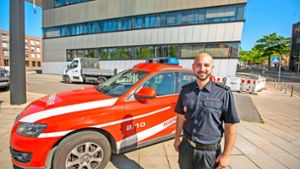 Ferdinando Puccinelli ist Feuerwehrchef, Retter, Kommunalpolitker