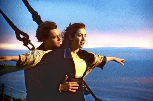 Filmstars unter sich: Leonardo di Caprio und Kate Winslet im Filmhit „Titanic“. Foto: picture alliance / dpa/20th_Century_Fox
