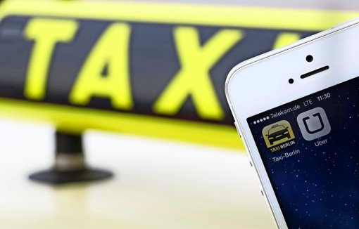 Der Taxibranche ist die Konkurrenz von Uber gar nicht lieb. Foto: dpa