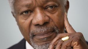 Kofi Annan hat sich unermüdlich für Frieden in der Welt eingesetzt. Foto: AFP