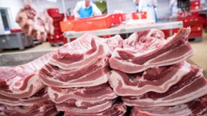 China verbietet Import von deutschem Schweinefleisch