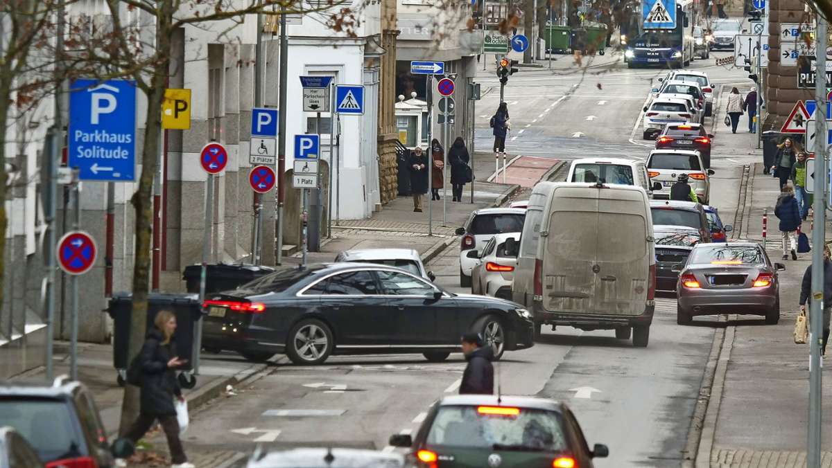 Verkehr in der Innenstadt: Wie Ludwigsburg seine Stauprobleme bekämpfen will