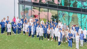 Das große, interdisziplinäre Spitzenteam des RBK Lungenzentrums Stuttgart: Mehr als 80 Ärzte arbeiten mit spezialisierten Therapeuten und Pflegepersonen unter einem Dach.