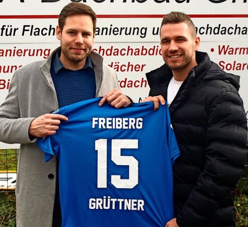 Neues vielversprechendes Duo für den SGV Freiberg: Sportdirektor Christian Werner (links) und Spieler/Sportlicher Leiter Marco Grüttner. Foto: privat
