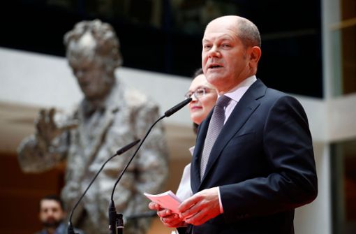 Olaf Scholz wird Vizekanzler und Finanzminister. Foto: AFP