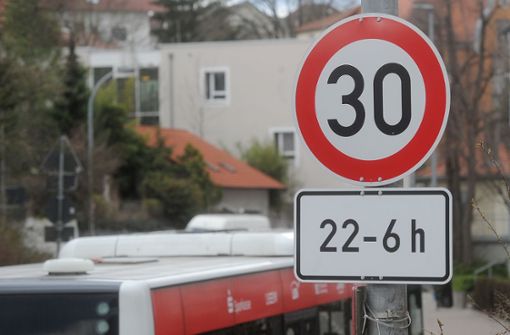 In Marbach soll Tempo 30 bald tageszeitunabhängig gelten. Foto: Archiv (Werner Kuhnle)