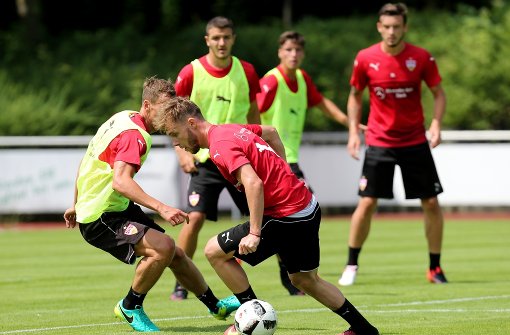 Beim VfB Stuttgart läuft die Vorbereitung auf die Saison in der 2. Liga. Foto: Pressefoto Baumann