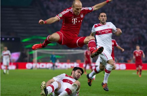 Der FC Bayern strauchelte, fiel aber nicht an diesen Abend in München. Foto: Baumann