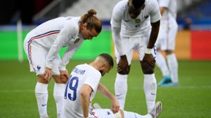 Frankreichs Generalprobe glückt – Karim Benzema verletzt ausgewechselt