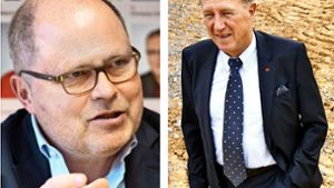 Altgediente Abgeordnete: Christian Lange (SPD) und Norbert Barthle (CDU) treten bei der Bundestagswahl 2021  nicht mehr an. Foto: Gottfried Stoppel