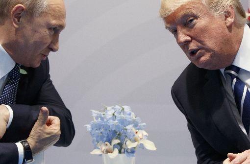 Wladimir Putin dankte Donald Trump für die Unterstützung (Symbolbild). Foto: AP