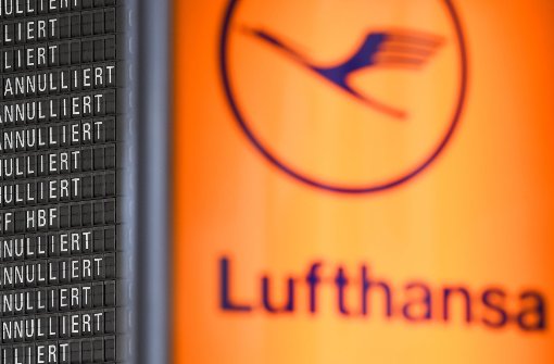 Von 18 Flügen in Stuttgart fallen nach derzeitigem Stand wieder 14 aus. Foto: dpa