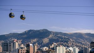 Seilbahn im bolivianischen La Paz Foto: Doppelmayr