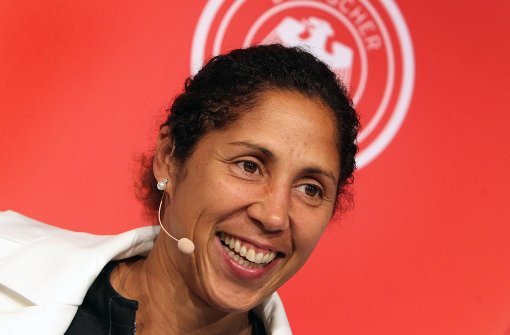 Steffi Jones hat ihr Konzept als Bundestrainerin der DFB-Frauen vorgestellt Foto: AFP