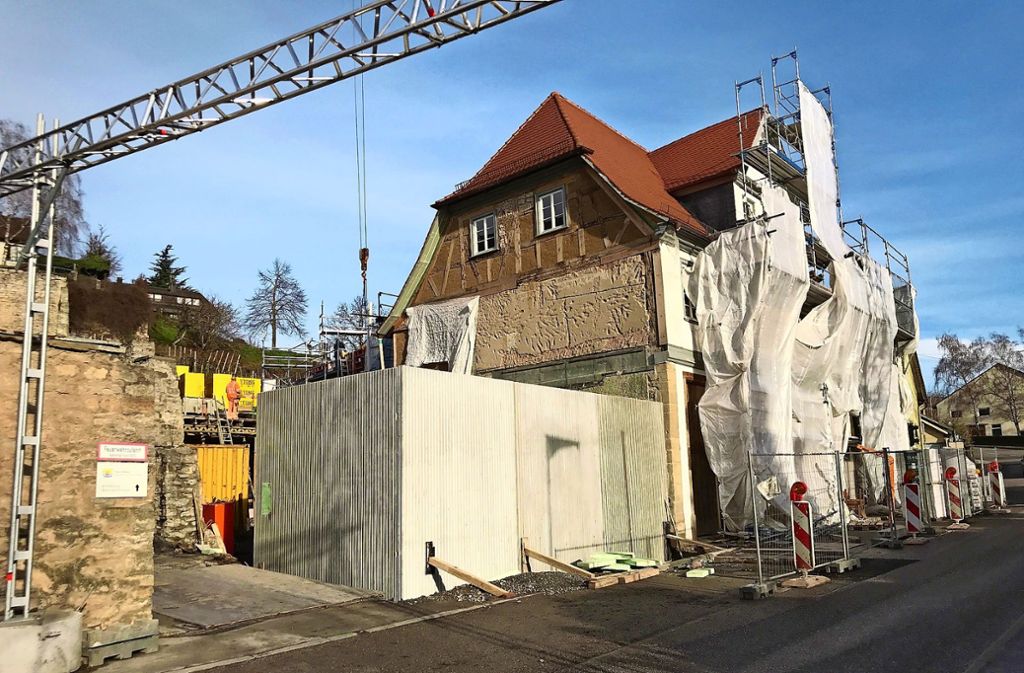 Das künftige Museum ist noch eine Baustelle.Foto: Stadt Lauffen