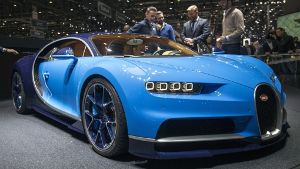 Ein Auto der Superlative: Der Bugatti Chiron. Foto: AP