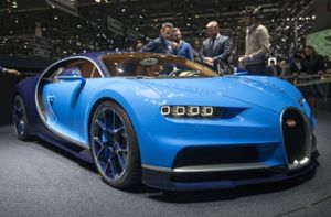 Ein Auto der Superlative: Der Bugatti Chiron. Foto: AP