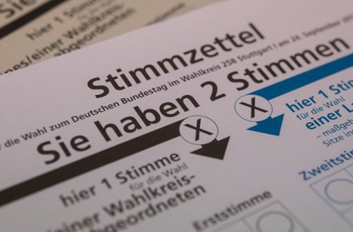 Hier zeigen wir die Ergebnisse der Bundestagswahl 2021 in der Region Stuttgart. Foto: dpa