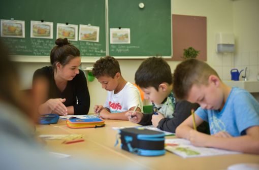 Die Grundschüler der Elise-von-König-Schule ihr Schulhaus zum Lernen. Foto: Lichtgut/Max Kovalenko