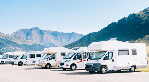 Wohnmobil Camper Realistische Familie Camping Anhänger Für Reisen