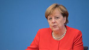 Angela Merkel freut sich eigenen Angaben zufolge auf das TV-Duell mit Martin Schulz. Foto: dpa